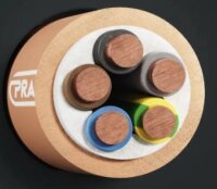 Silový ohniodolný kabel PRAFlaDur+ -J 3x2,5 RE P60-R voděodolný (PREKL500)