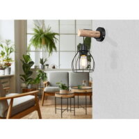 Nástěnné svítidlo MINA černá 1xE27, max. 40W 230V GLOBO 15326NW
