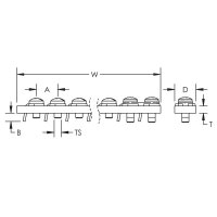 Nulová sběrnice EBC133-10x3x2000 ERICO EBC133-10X3X2000