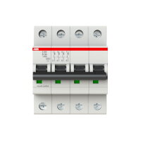 S204-B50 4 fázový jistič 50 A char. B 6kA ABB 2CDS254001R0505