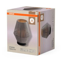 Stolní lampa Decor Stripes Table 1XE14 Dark Grey OSRAM 4058075848108