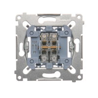 Tlačítko dvojité spínací (přístroj) 10AX, 250V~ řazení 1/0+1/0 SP2M