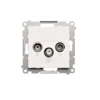 TASK.01/111 Zásuvka anténní R+TV+SAT kon