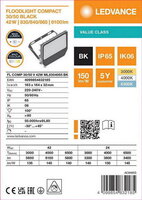 FLOODLIGHT COMPACT GEN 2 30/50 V 42W ML 8304065 BK LEDVANCE 4099854832185