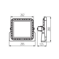 Reflektor LED FL MASTER LED 100W-NW 28490 Kanlux