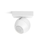 Philips Hue White Ambiance Buckram 1-spot GU10 250lm 2200-6500K bílá + vypínač