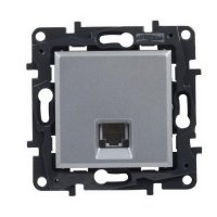 NILOÉ STEP TELEFONNÍ ZÁSUVKA RJ11 HLINÍK  LEGRAND 863355