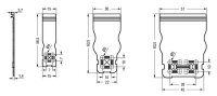 Pružinová svorka Push-in CAGE CLAMP 10mm2 sv.šedá 4pól. WAGO 831-3104/135-000