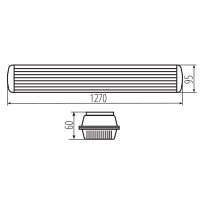 Prachotěsné svítidlo MILEDO DICHT 4LED NP 236/PC KANLUX 31324