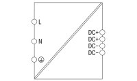 Spínaný napájecí zdroj Eco 1fáz. 12V DC 4 A LED dioda DC-OK WAGO 787-1711