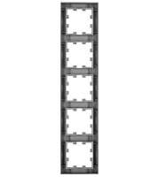 Krycí rámeček 5násobný, antracit SCHRACK EV115305--