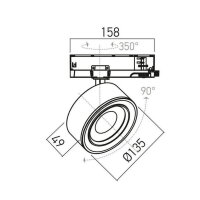 XARTE ADJ. PROJECTOR for TKN 38W 220-240
