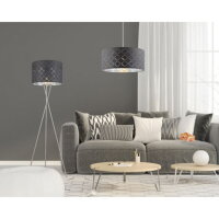 Stojací lampa KIDAL nikl 1xE27, max. 60W 230V GLOBO 15228S1