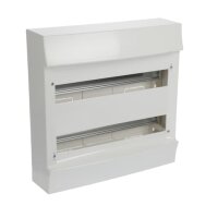 Nástěnná rozvodnice ABB IP41/36M (18x2), Mistral41W bez. N/PE, bez dvířek