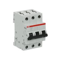 S203M-K3 3 fázový jistič 3 A char. K 10kA ABB 2CDS273001R0317