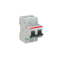 S802N-D10 jistič 2p char. D 10A s klecovou svorkou Icu 36kA ABB 2CCS892001R0101