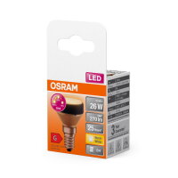Světelný zdroj LEDVANCE LED FLAT LAMP 3 STEP DIM 3.5W 827 Frosted E14