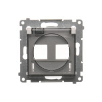 DKP2B.01/11A Dvojitá plochá krytka IP44