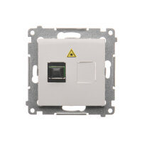 Světlovodná/optická zásuvka samostatná SC/APC bílá KONTAKT SIMON DGS1.01/11