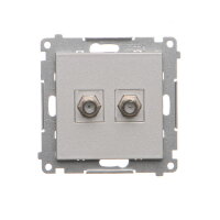 TASF2.01/143 Zásuvka anténní 2 násobná t