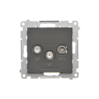 TASK2.01/149 Zásuvka anténní SAT+SAT+RTV