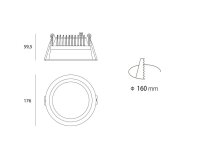 ZETA M, W ZÁPUSTNÉ BÍLÉ 4000K LED2 2250641