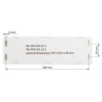 Napájecí zdroj 30W, DC24V, IP20, řízení DALI2 a tlačítko, 1 CH, DT6