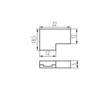 CON P 10 L Konektor LED COB pasku KANLUX 39533