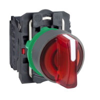RU Ovládač otočný provětlený 3 pozice pevné 230vAC spec. popis ŠE XB5AK134M5C0
