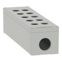 Skříň kovová, Šedá, M32 12 otvory, 22MM 85X310X77 UL CSA    SCHNEIDER XAPD5510