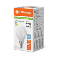 Světelný zdroj LED CLASSIC P DIM P 5.9W 865 Frosted E14 LEDVANCE 4099854778445