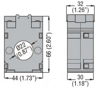 Lovato DM0T0150 Průvl. MTP 150/5A vstup d22mm 2,5VA/tř.1