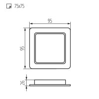 TAVO LED DL 5W-NW KANLUX 36515