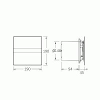 Ventilátor e150 GTH CATA 00902200