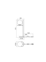 Stolní lampa BOLDY VE 1x28W E14 BLACK/SMOKEY REDO 01-3073