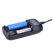 Nabíječka baterií Li-Ion LiFePO4 Ni-MH/CD AA, AAA 18650 2000mA LCD displej DN27