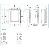 B04604 VTR 04 CIECO QUADRO IP65 650X430X210 IBOCO 04604