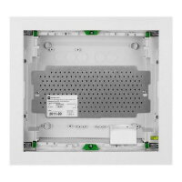 Multimediální rozvodnice nástěnná IP30, perforovaná dvířka, 329x358x94mm