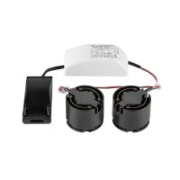 NEW TRIA, DOUBLE LED modul, 3000K, 38°, PHASE, černá SLV 1008006