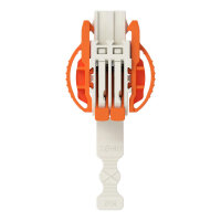 1vodičová pružinová svorkovnice, Páčka, Push-in CAGE CLAMP, Světle šedá