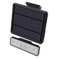 Solární LED reflektor SUNNO s pohybovým čidlem černý neutrální bílá EMOS ZG112S
