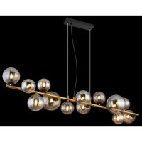Závěsné svítidlo RIHA černá 13xG9 LED 3,5W 230V, 290lm, 3000K GLOBO 56135-13H