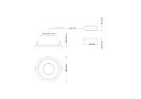 DOWNLIGHT COMFORT UGR19 D200 P 30W MS 940 U19 WT LEDVANCE 4099854491122