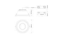 DOWNLIGHT COMFORT DALI UGR19 D250 P 42W MS 940 U19 WT LEDVANCE 4099854491184