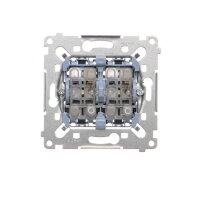 SP2L2M Spínač 2 násobný bez piktogramu (