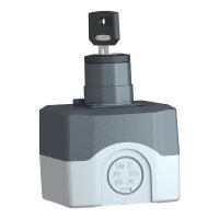 Schneider XALD144E Ovládací skříňka jednotlačítková, se zámkem, 1 Z + 1 V