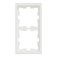 Rámeček Merten D-Life, dvojnásobný, nordic white, plast SCHNEIDER MTN4020-6537