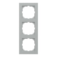 Rámeček Merten M-Pure, trojnásobný, aluminium, matný plast MEG4030-3660