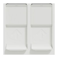 Datová zásuvka NOVÁ UNICA 2xRJ45 Kat.6 STP, 2M, Bílá SCHNEIDER NU342618