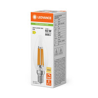 Světelný zdroj LED CLASSIC B DIM P 5.9W 830 Clear E14 LEDVANCE 4099854777813